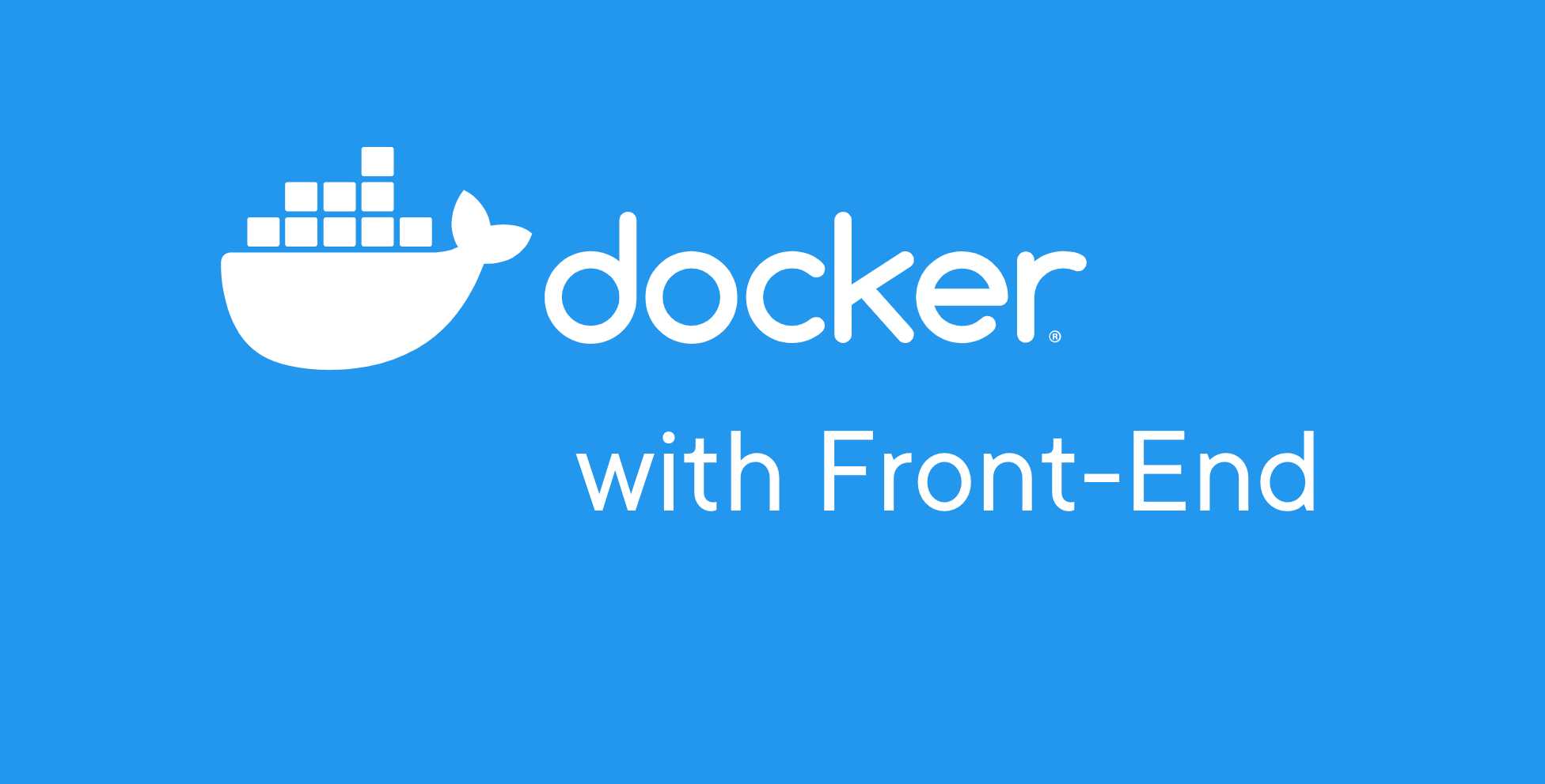 How to package front-end projects into Docker images and use it with webpack cover image